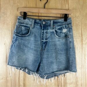 High Rise Mom Denim Short